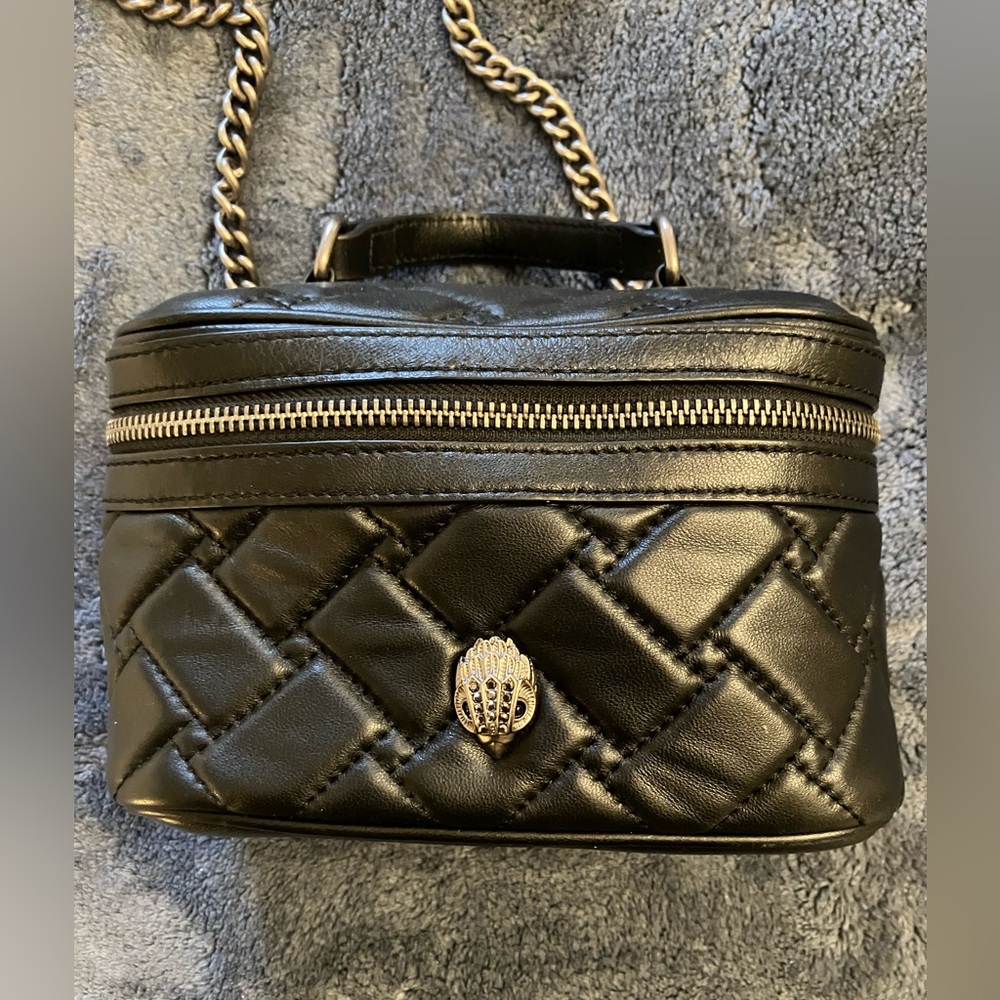 Black Kurt Geiger quilted crossbody